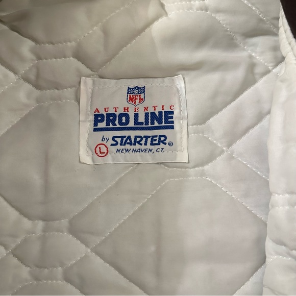 Vintage Cleveland Browns authentic pro line by starter nylon bomber jacket sz L - Picture 5 of 5